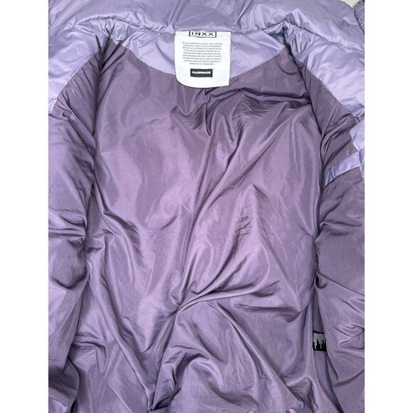 Inxx Streetwear M Purple Puffer Coat Jacket Cashmere Duck Down - Picture 12 of 14